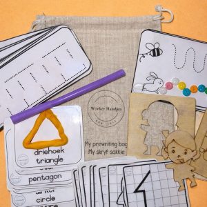 My Prewriting bag/My Skryf sakkie